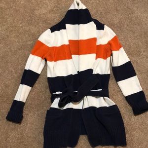 Tommy Hilfiger Orange and Blue sweater